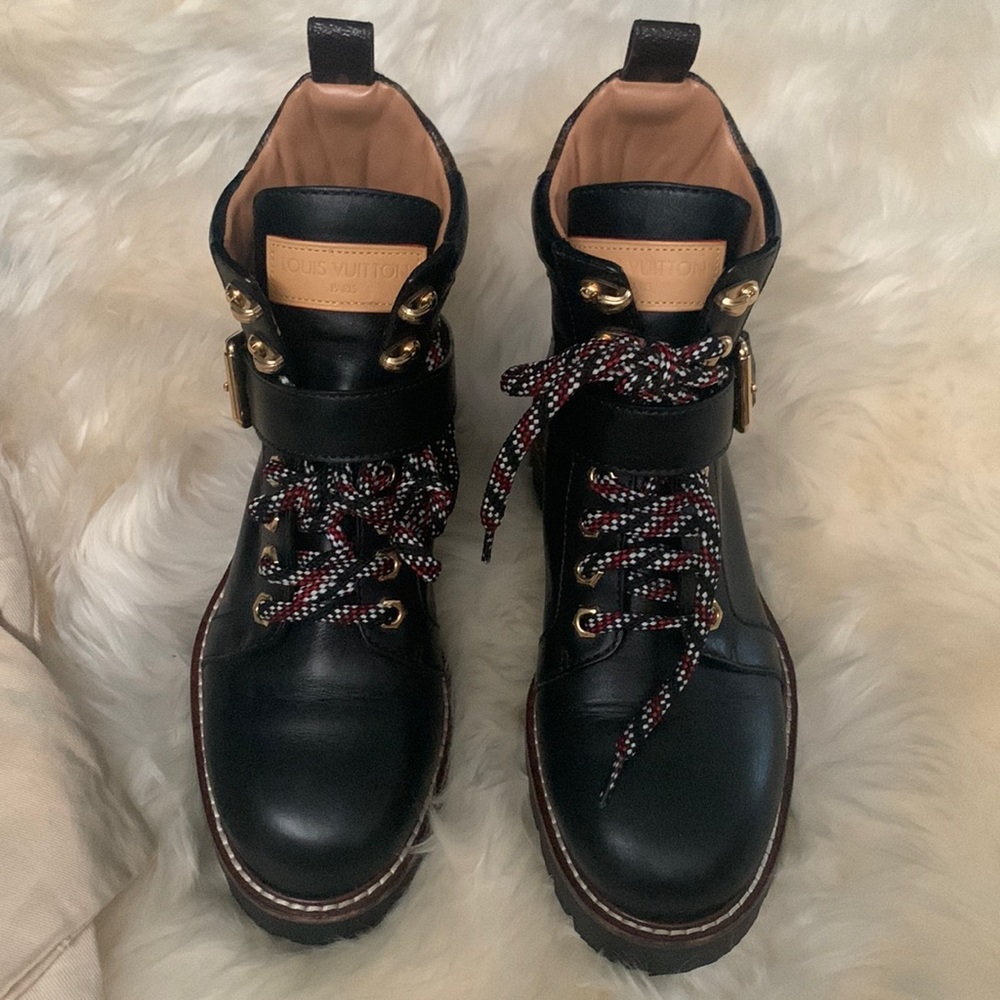 Louis Vuitton leather boots